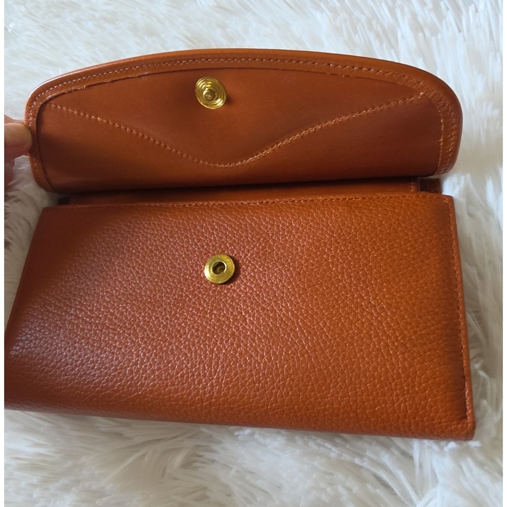 Vintage Dooney & Bourke Pebbled Leather Wallet – Made in USA - Picture 5 of 11